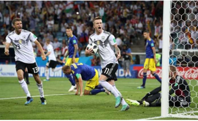            ألمانيا تلدغ السويد بهدف الفوز في الوقت القاتل وتنعش حظوظها في كأس العالم          