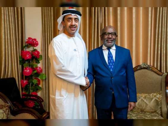 Comoros President receives Abdullah bin Zayed