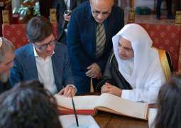 أمين رابطة العالم الإسلامي يلتقي قيادات دينية وسياسية وفكرية بإقليم توسكاني الإيطالي