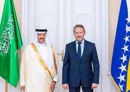 الرئيس البوسني يستقبل الأمير سلطان بن سلمان