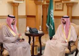 الأمير عبدالله بن بندر يستقبل محافظ الهيئة العامة للجمارك