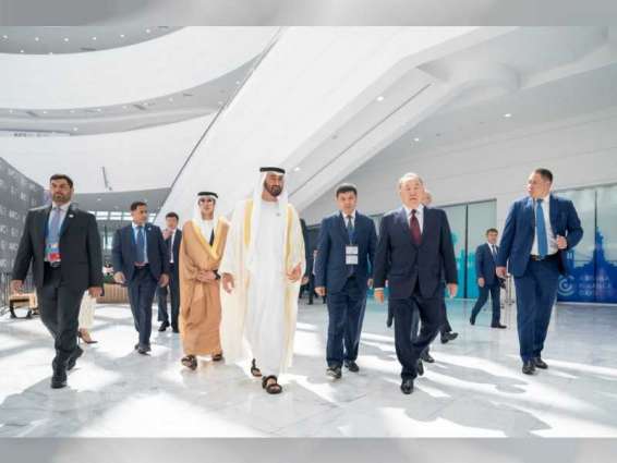Mohamed bin Zayed joins President of Kazakhstan in official opening of Astana International Finance Centre