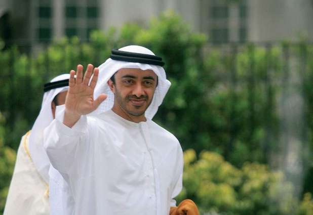 Abdullah bin Zayed receives South African Foreign Minister
