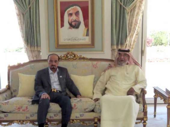 Khalifa receives Ajman Ruler in France