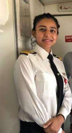 PIA’s Captain Mariam continues to fly the plane smoothly