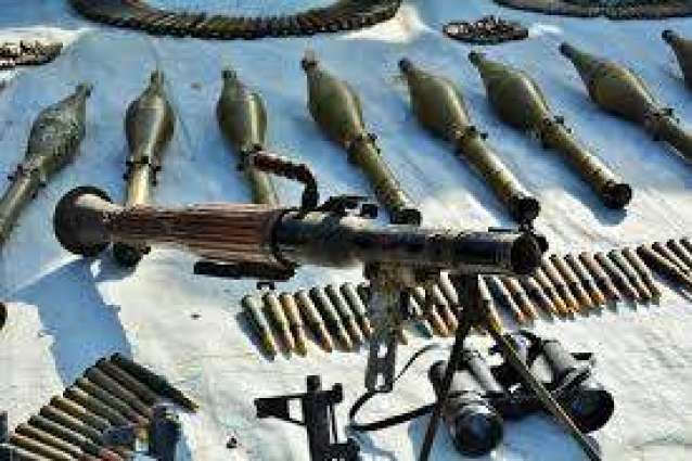 Two terrorists held, cache of arms, ammunition and explosives recovered