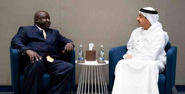 Abdullah bin Zayed receives Ugandan Minister of State for Foreign Affairs