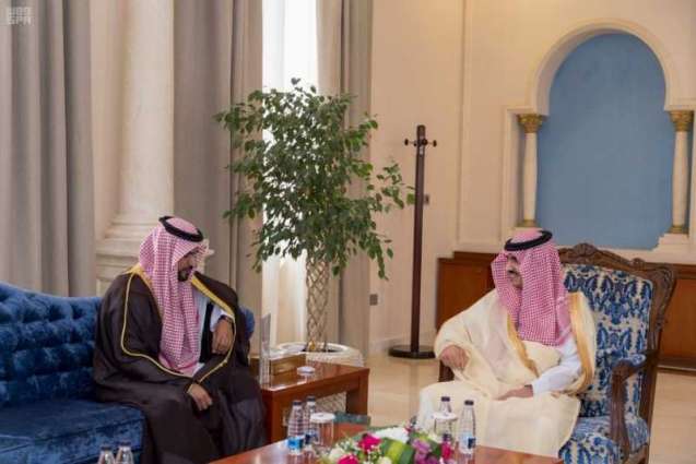 الأمير بدر بن سلطان يستقبل مدير مكتب وزارة الخارجية بالجوف