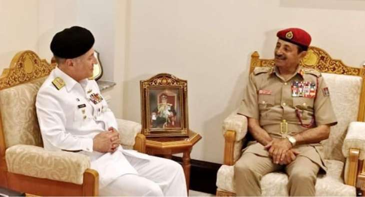 Chief Of The Naval Staff Admiral Zafar Mahmood Abbasi Calls On Secretary General Of Ministry Of Defence Oman & Chief Of Staff Sultan’S Armed Forces