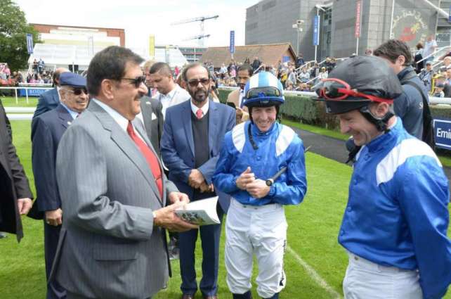 حمدان بن راشد يشهد سباق دبي للخيول العربية الأصيلة بمضمار نيوبري