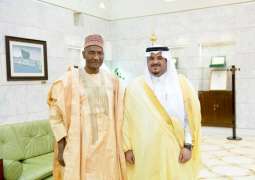 أمير منطقة الرياض بالنيابة يستقبل سفير جمهورية نيجيريا الاتحادية