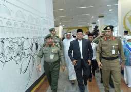 اليحيى يتفقد العمل بصالات الحجاج بمطار الملك عبدالعزيز ويستقبل وزير الشؤون الدينية الإندونيسي