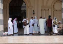حجاج اليمن والسودان من ذوي الشهداء يودعون مكة المكرمة إلى المدينة المنورة