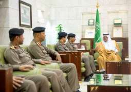 الأمير محمد بن عبدالرحمن يستقبل منسوبي شرطة منطقة الرياض