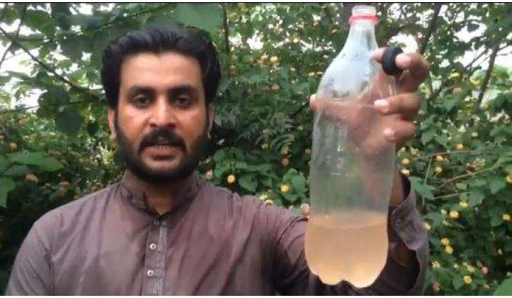 Media persons outside Bani Gala protest for clean drinking water