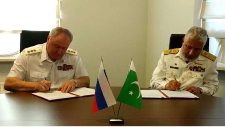 Vice Chief Of The Naval Staff Calls On Commander-In-Chief Russian Federation Navy At Saint Petersburg, Russia