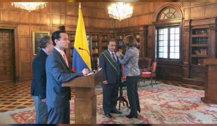 Colombian government honours UAE Ambassador