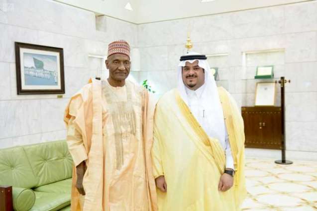أمير منطقة الرياض بالنيابة يستقبل سفير جمهورية نيجيريا الاتحادية