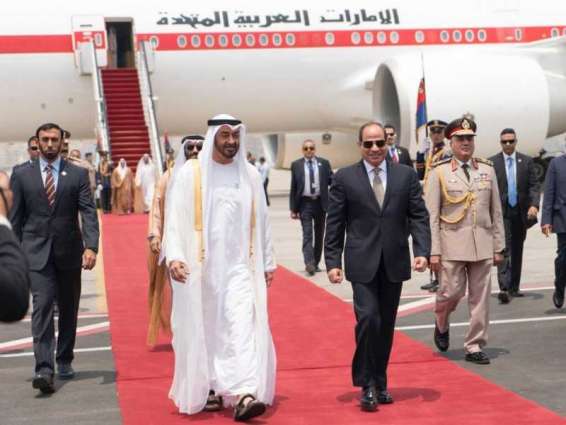 محمد بن زايد يصل إلى القاهرة
