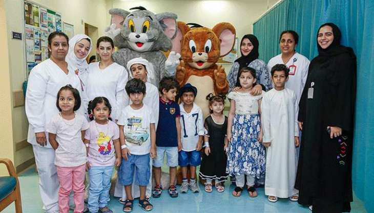 DCT brings excitement to children at Sheikh Khalifa Medical City