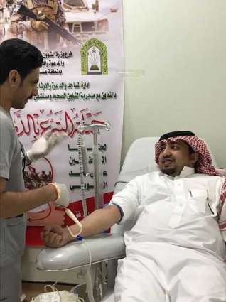إدارة مساجد بيشة تنظم حملة للتبرع بالدم لجنودنا المرابطين