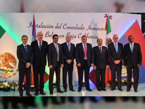 سفير الدولة في المكسيك يحضر مراسم افتتاح قنصلية دولة بليز 