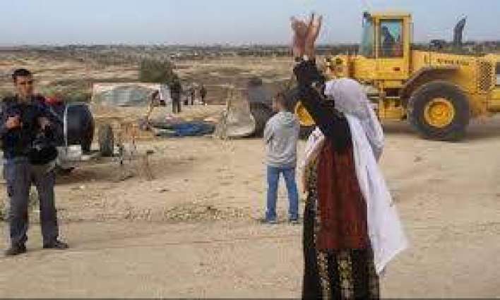 الاحتلال الاسرائيلي يهدم قرية فلسطينية للمرة الـ132