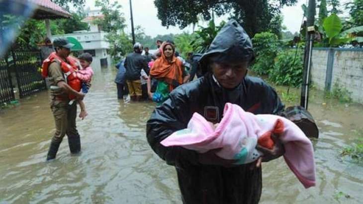 ارتفاع حصيلة ضحايا فيضانات الهند الى 87 قتيلا