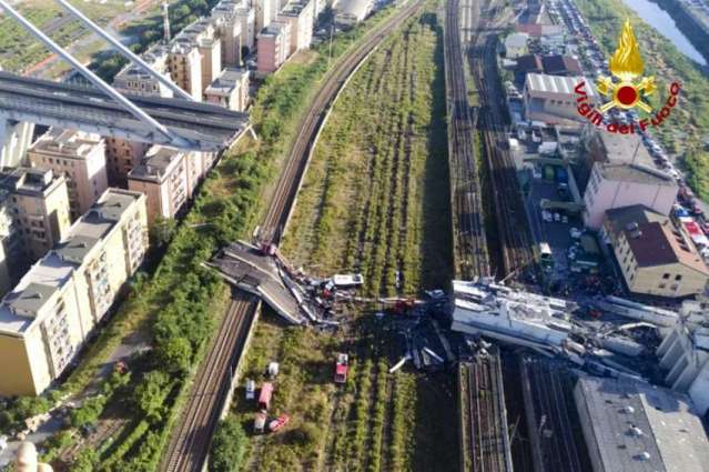 Death Toll in Genoa Bridge Collapse Rises to 41 - Rescue Services