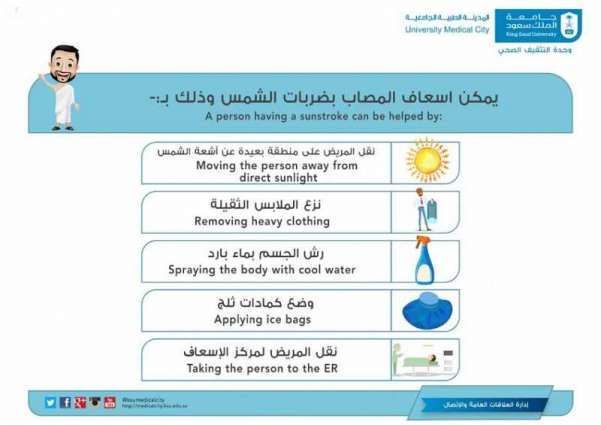 المدينة الطبية بجامعة الملك سعود تصدر 5 نصائح للتعامل مع 
