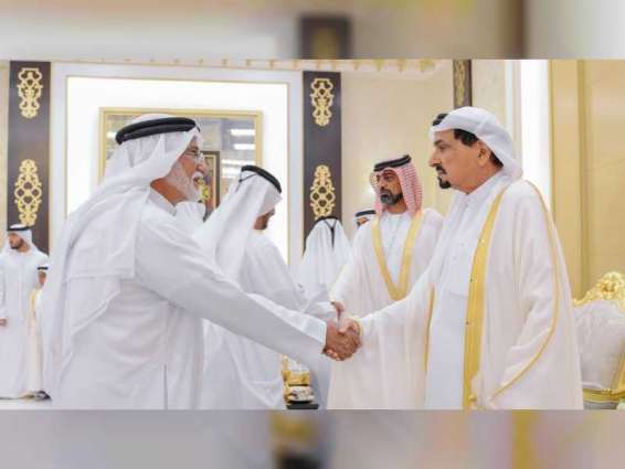 Ajman Ruler receives Eid al-Adha well-wishers