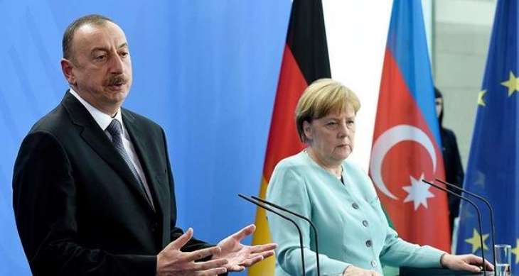 Azerbaijani President, Merkel Discuss Nagorno-Karabakh Conflict Settlement - Statement