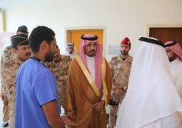 وزير الحرس الوطني يزور وكالة الحرس الوطني للقطاع الغربي بمحافظة جدة