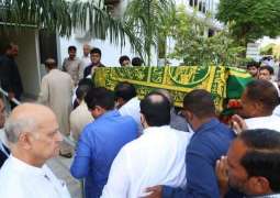 Begum Kulsoom’s body shifted from mortuary to Jati Umra for funeral