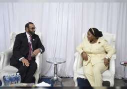 البواردي يلتقي وزيرة دفاع جنوب أفريقيا في بريتوريا