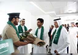 شرطة دبي تحتفي بمواليد اليوم الوطني السعودي