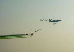 القوات الجوية الملكية السعودية تنفذ عروضاً جوية في سماء جدة احتفالاً باليوم الوطني 88