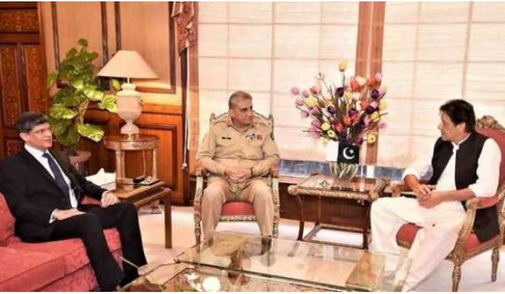 وزیر اعظم عمران خان تے آرمی چیف وچکار اہم ملاقات
 ملاقات دوران ملکی و خطے دی سکیورٹی صورتحال بارے وچار وٹاندرا کیتا گیا