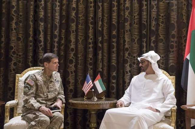 Mohamed bin Zayed, Commander of USCENTCOM discuss joint defence, military cooperation