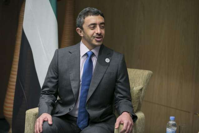 Abdullah bin Zayed holds dialogue session with members of British Parliament