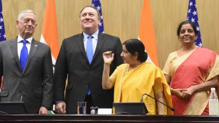 US, Indian Officials Sign Defense Agreement During 2+2 Ministerial - Joint Statement