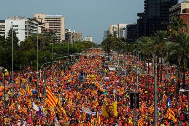 One Million Catalans Call for Republic's Creation at Barcelona Rally