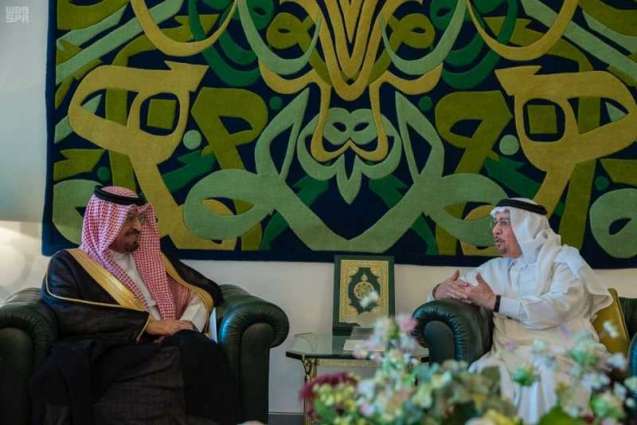وزير الدولة للشؤون الخارجية يستقبل سفير مملكة البحرين لدى المملكة
