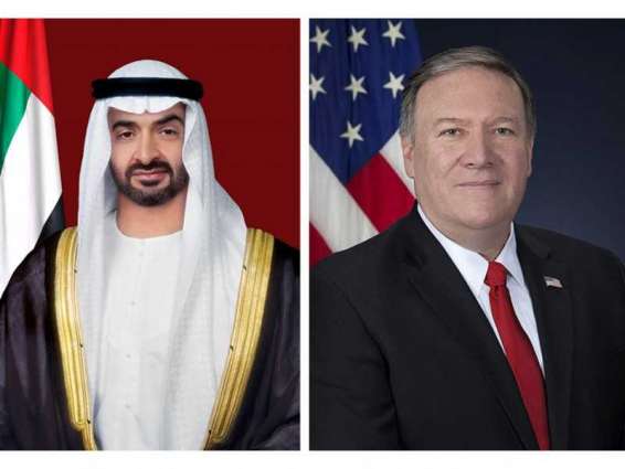 AD Crown Prince, US Secretary of State discuss latest regional, global issues