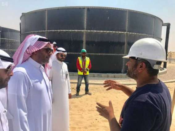 مدير عام المياه يتفقد أعمال القطاع المائية والبيئية في محافظة بقيق