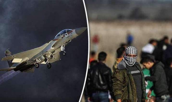 مقتل الشابین الفلسطنین عبر الھجوم الجوي الاسرائیلي