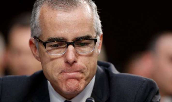 US Publisher Announces Book by Fired FBI Official Andrew McCabe