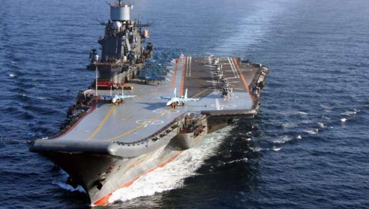 Russia Started Dry-Dock Repairs of Navy's Only Aircraft Carrier Admiral Kuznetsov - Source
