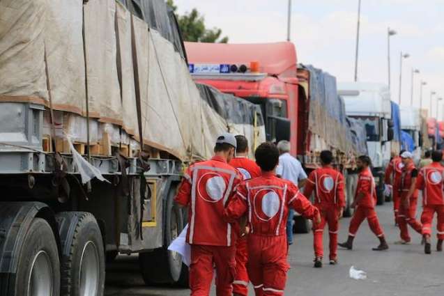 Syrian Arab Red Crescent Delivers Humanitarian Cargo to Daraa Province