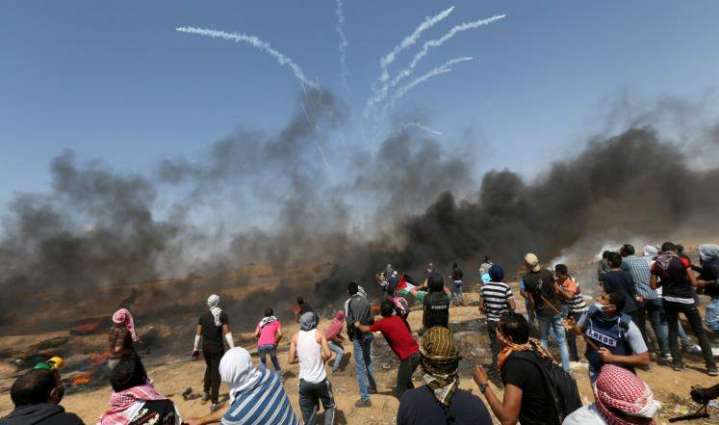 شهيد وخمسون اصابة برصاص الاحتلال الاسرائيلي شمال قطاع غزة 